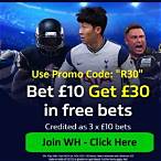 william hill free bet code
